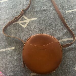 PORTLAND LEATHER ROUND CROSSBODY , all leather